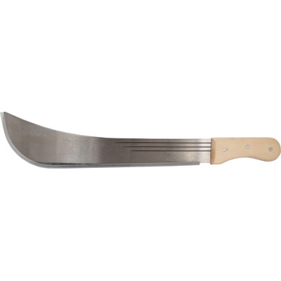 TOPTRADE mačeta oceľová, s drevenou rukoväťou, 18 "čepeľ, 600 mm