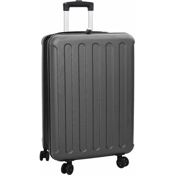 vidaXL Куфар с заключване Тъмносив 43 x 27 x 66 см ABS пластмаса (42006231)