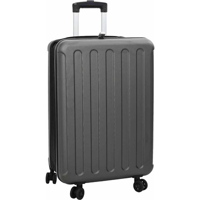 vidaXL Куфар с заключване Тъмносив 43 x 27 x 66 см ABS пластмаса (42006231)