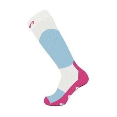 Elan All mountain comfort junior 2 pack white/light blue/fuchsia