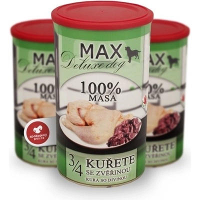 Sokol Falco MAX deluxe 3/4 kurčaťa so zverinou 1200 g