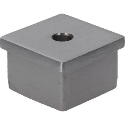 Ukončenie na jokel 40 x 40 mm, brúsená nerez AISI 304