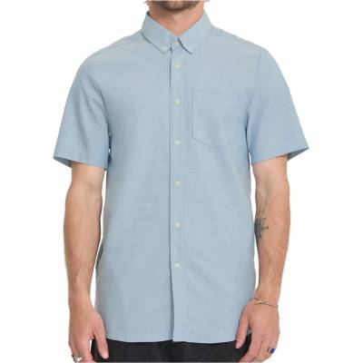 Volcom Мъжка риза с копчета Volcom Everett Oxford S/S Shirt - Wrecked Indigo (033-3170-0212)