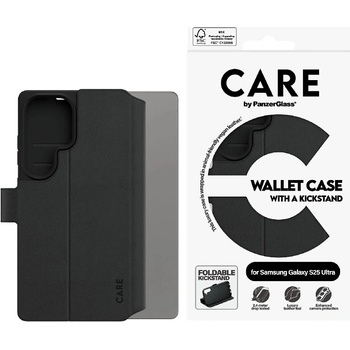 Panzer Калъф CARE - Wallet, Galaxy S25 Ultra, черен (5715685016714)