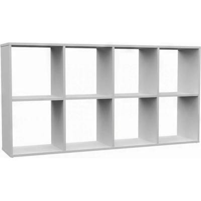 DobreSny Regál Malax 2x4 bílý
