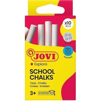 Jovi School Chalks Тебешир White 10 бр (1010)