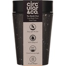 Circular & Co recyklovaný kelímek na kávu Černá Černá 227 ml