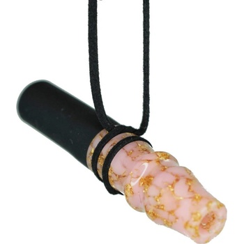 Moze Gold Náustok na krk Ružová