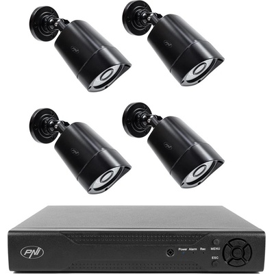 PNI IP716-IP5MP - Комплект за видеонаблюдение 5MPx - 16-канален 4K NVR и 4 външни 5MPx IP камери (PNI-IP716-IP5MP)