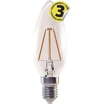 Emos LED žárovka CANDLE 4W/37W E14 WW Teplá bílá 420 lm Filament A+