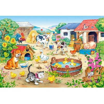 Castorland Farm 60 pcs Пъзел 60 броя Анимации (06663)
