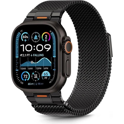 Tech-Protect milano vanguard apple watch 8 / 9 / 10 / 11 / se / ultra (44 / 45 / 46 / 49 mm) black (5906302339846)