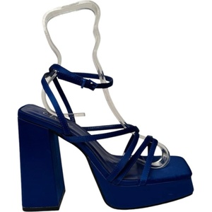 Chic Сандали Chic Women's Strappy Block Heel Platform Heeled Sandal - Blue