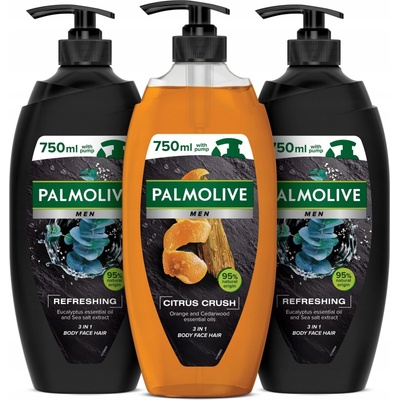 Palmolive man pánsky sprchový gél 3x750 ml