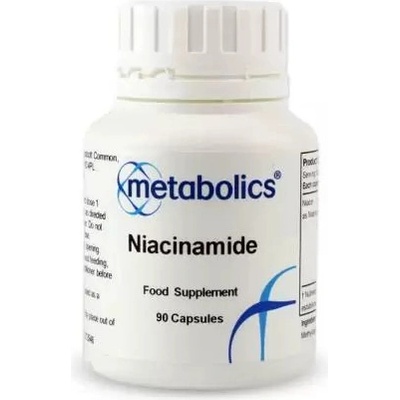 Metabolics Vitamín B3 niacín niacínamid 500 mg 90 kapsúl