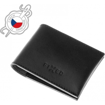 Fixed Kožená Wallet z pravé hovězí kůže černá černá FIXW-SMMW2-BK