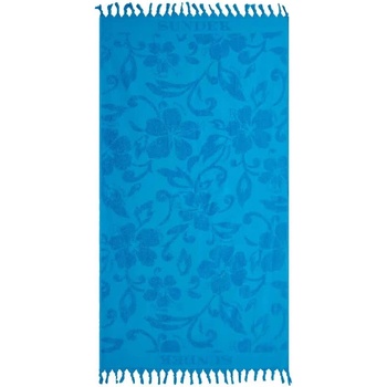 SUNDEK Хавлиена кърпа Sundek Fouta and sponge double-layer print sk23 towel - Blue (Bilberry)