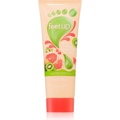 Oriflame Feet Up Pink osvěžující krém na nohy Grapefruit & Kiwi 75 ml