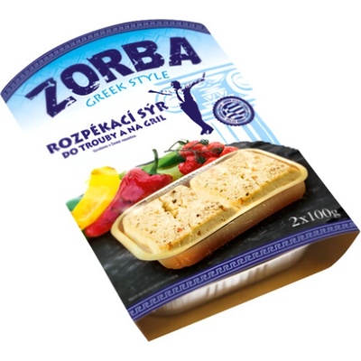 Zorba Rozpékací sýr do trouby a na gril 200 g
