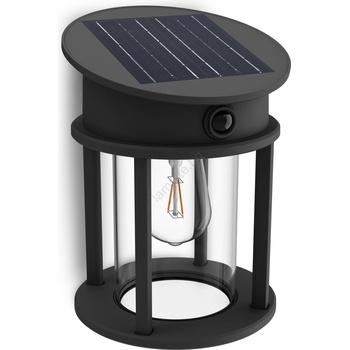 Philips LED соларен стенен сензор GERI LED/3, 2W/3, 7V 2700K IP44 (P6577)