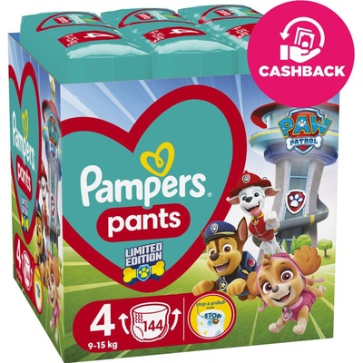 PAMPERS Active Baby Pants 4 144 ks