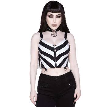 Image 1 of KILLSTAR Дамски потник (топ) KILLSTAR - Stripe O Negative - РАЙЕ - KSRA003424