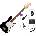 Squier Sonic Bronco Bass LRL SET 2 Black Електрическа бас китара