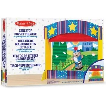 Melissa & Doug - Дървен настолен куклен театър (12536)
