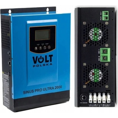 VOLT Hybridní měnič napětí Sinus Pro Ultra 2000 12/230V 1000/2000W MPPT 60A