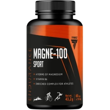 Trec Nutrition Endurance Magne-100 Sport, 60 капсули, Trec Nutrition