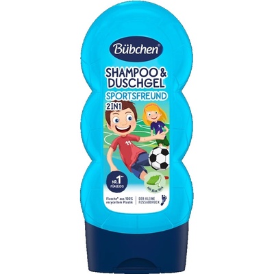 Bübchen Kids šampón a sprchový gél 2v1 Sport´n Fun 230 ml