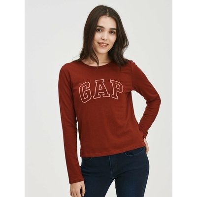 GAP Тениска easy с лого GAP GAP | Cherven | ЖЕНИ | XXS