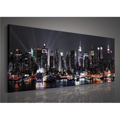 Obraz na plátne, rozmer 145 x 45 cm, veľkomesto, IMPOL TRADE PP512O3