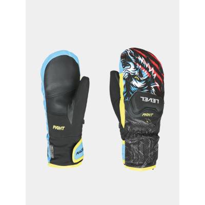 Level Race Jr Mitt black yellow