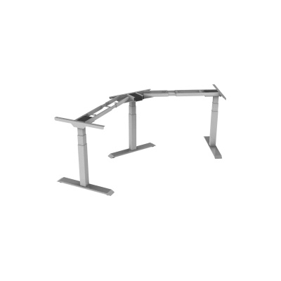 Carmen Повдигаща рамка за регулируемо ъглово бюро Carmen CR-223 C - сива