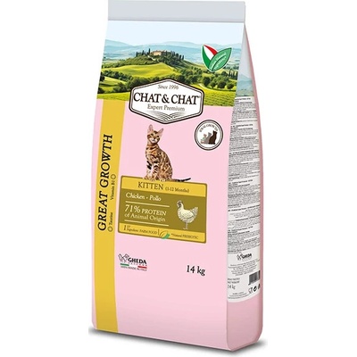 GHEDA Chat&Chat Kitten 14 Kg