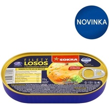 Sokra Filety z lososa v horčicovom kréme 170 g