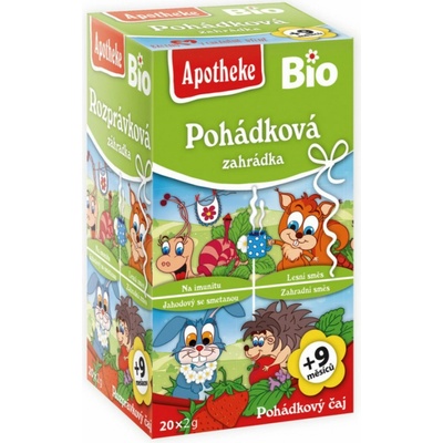 Apotheke Pohádkový Pohádková zahrádka Bio 20 x 2 g – Zboží Dáma