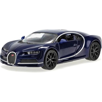BburagoPlus Bugatti Chiron modrá 1:32