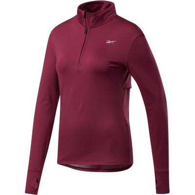 Reebok Workout Running 1/4 Zip W punch berry