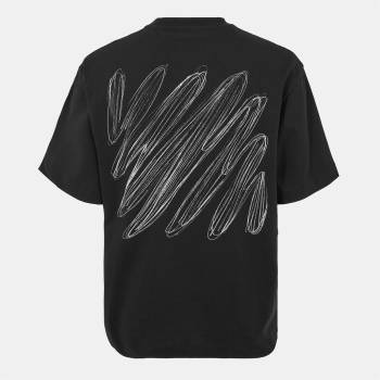 Off White Тениска Off White Men's Diags Skate T-Shirt - Black-White