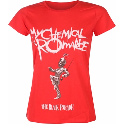 ROCK OFF дамска тениска My Chemical Romance - The Black Parade - ЧЕРВЕН - ROCK OFF - MCRTS16LR