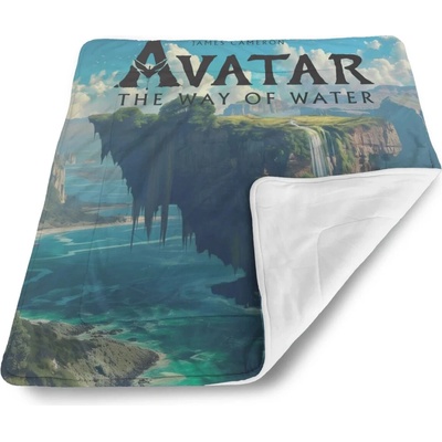 Sablio Detská deka pre bábätko Avatar The Way of Water Plovoucí ostrov