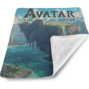 Sablio Detská deka pre bábätko Avatar The Way of Water Plovoucí ostrov