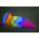 Creature Cocks Unicorn Kiss Unicorn Tongue Glow-In-The-Dark Silicone Dildo Rainbow