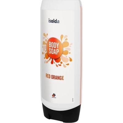Isolda Red orange body soap click & go 550 ml