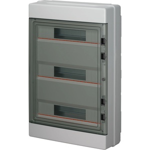 Elettrocanali Ec620 ТАБЛО ЗА ОТКРИТ МОНТАЖ 54 МОДУЛА (3Х18) ip65 СИВ (ec62054e)