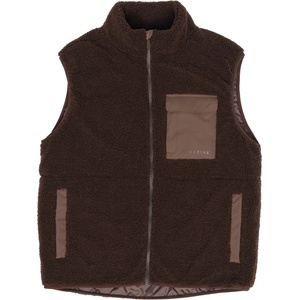 Mazine Мъжки поларен елек Mazine Padded Sherpa Vest Fleece vest - Chocolate / Grey Brown - размер XL (032-1530-0114)