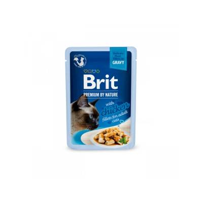 Brit Premium by Nature Cat Delicate Fillets in Gravy with Chicken 85 g