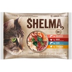 Shelma Cat Консерва месо и риба в сос 4 x 85 г